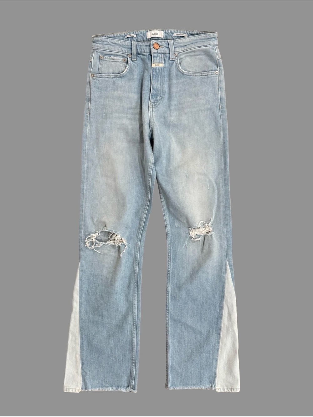 Closed Organic Cotton Made in Italy Light Blue Flare Denim Jeans US 27 ($325)